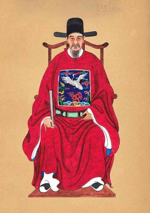 우사모}})의 영향을 받은 "오 사" 모자를 착용하고 있다