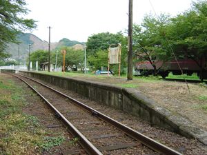 승강장(2004년 8월)