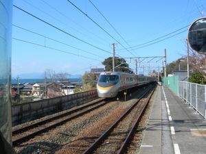 승강장 (2008년, 간온지 방면)