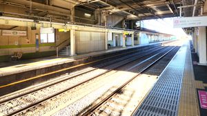 역 승강장 (2023년 1월)