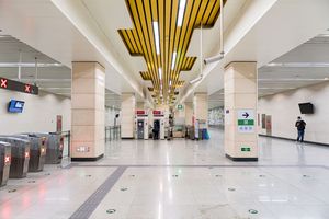 루청역 대합실2 (2021년 9월 촬영)