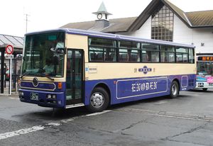 96MC E-III에노덴 버스 후지사와닛산 디젤PKG-RA274TAN 개조일반 노선용 섀시 장착 예