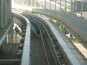 역 부근의 삭도