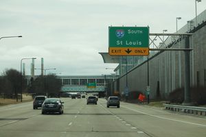 시카고에 있는 55번 고속도로 종점