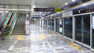 4호선 상행 승강장 (2018년 4월)