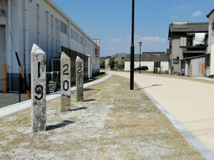 헤키난역 방면으로 연장된 레일파크 (2021년 3월)