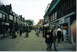 바세나르의 주요 상업 거리인 데 랑스트라트