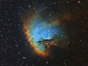 NGC 281 - 아마추어 제작 SAO 유사 컬러 이미지