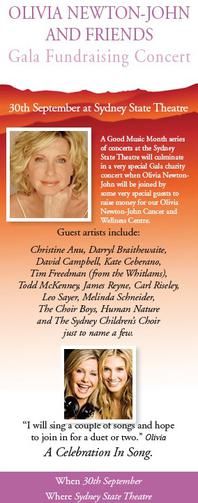 올리비아 뉴턴-존 앤 프렌즈: 갈라 기금 모금 콘서트