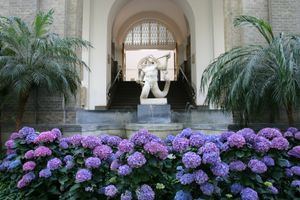 글립토테크 미술관의 겨울 정원