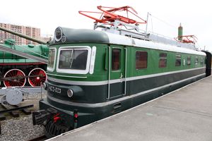 상트페테르부르크 바르샤바 기차역 중앙 철도 수송 박물관의 ChS2-023