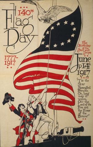 미국의 140번째 국기 제정 기념일(1917)