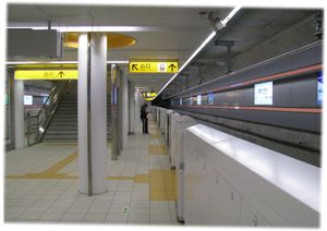 승강장 (2008년 3월)