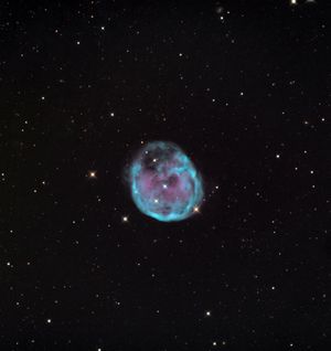 레몬 산}}의 0.8m Schulman 망원경으로 본 NGC 246의 풀 컬러(시각적) 이미지