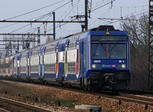 세송에 있는 Transilien 도색의 Z 20500 전동차