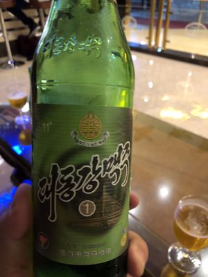 대동강 맥주, 2019년 9월 촬영