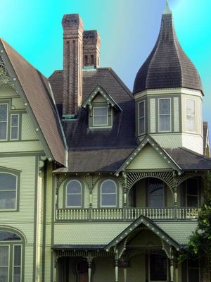 W.H. 스타크 하우스는 오렌지 초기와 목재 재벌의 시대를 보존하고 있다.