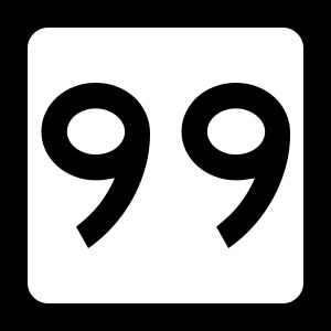 웨스트버지니아주 99번 국도 표지판