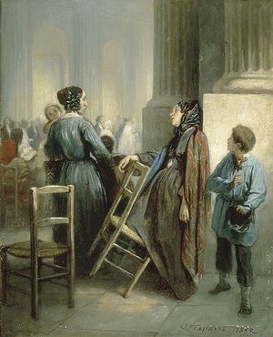 "버림받은 여인", 1852년, 파브르 미술관