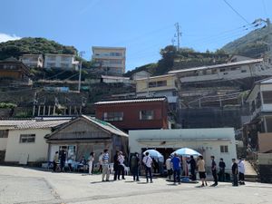 오키노시마 취락 활동 센터 妹背家와 그 주변