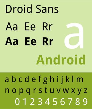 드로이드 산스(Droid Sans)*