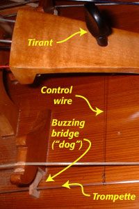 프랑스식 하디 가디의 버징 브릿지 시스템 구성 요소