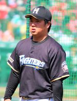 닛폰햄 시절 (2018년 3월 14일 마쓰다 스타디움)