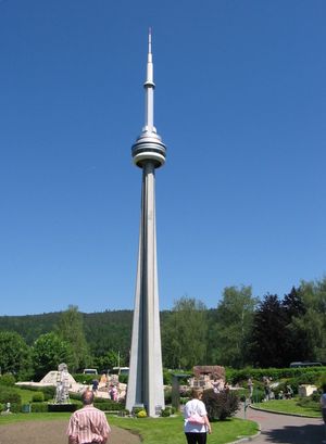 토론토 CN 타워 모형