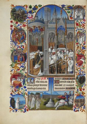 레이몽 디오크레의 장례, f. 86v