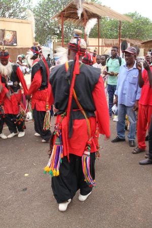 북 카메룬 전통 춤꾼