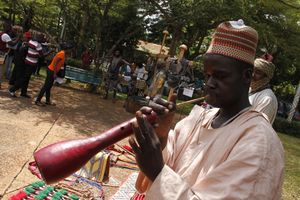 북 카메룬 악기 연주자