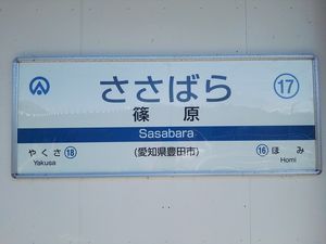 역명판