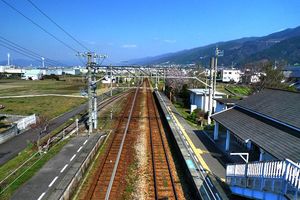 승강장(2010년 4월, 아카보시 방면)