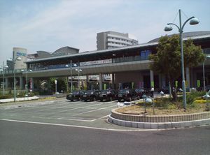 택시 터미널 (사진은 로터리 개량 전)