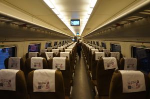 CRH5G 2등석 객차 내부