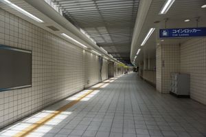 천창이 있는 개찰 외 콘코스 (2020년 7월)