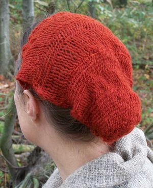 스프랑을 쓴 여인. 전로마 시대의 복원된 헤어네트(덴마크 아르덴 여인)