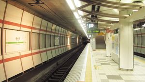 2014년 8월의 승강장