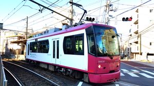 8800형 전동차 출발 (2021년 1월)