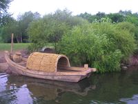 수각운천의 주요 경관을 이루는 것은 버드나무와 자작나무이다