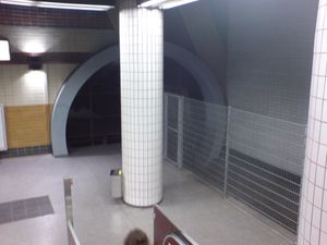 하우프트반호프 노르트의 폐쇄된 부분