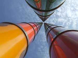 세 개의 기둥 그룹 (Bildsäulen-Dreiergruppe) (1989) 슈투트가르트