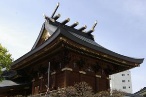 1995년에 재건된 유시마 텐만구 본전