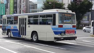 미쓰비시 후소 U-MP618K (니시공 58MC, 후면)