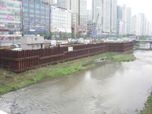 신분당선 건설 당시의 정자역