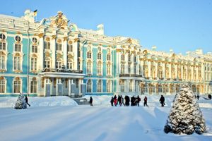 눈 덮인 예카테리나 궁전