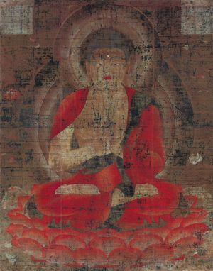 아미타여래상(아미타삼존 및 동자상 중) 나라·법화사 소장