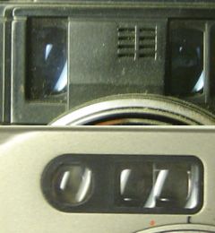 소형 카메라의 액티브 방식 센서(위)와 패시브 방식 센서(아래)