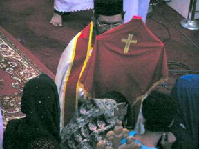 부활절 십자가의 축복