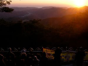 석굴암에서 보는 일출